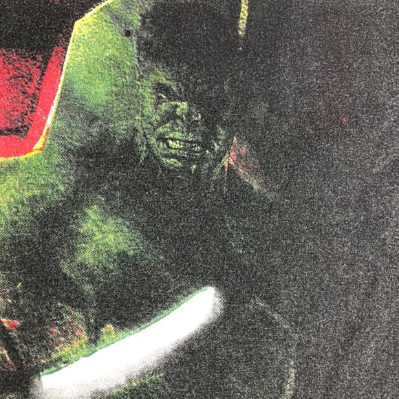 Marvel Avengers Shirt Boy's Extra Large Iron Man Incredible Hulk All Over Print - Picture 3 of 11